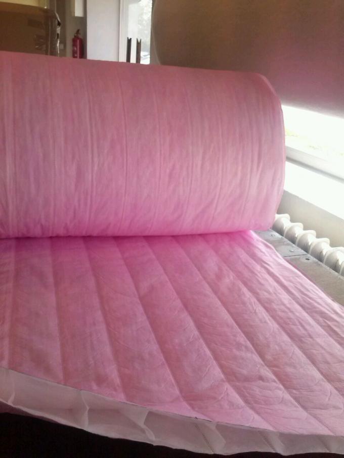 Synthetic Bag Filter Media Roll , M5 To F9 Air Conditioner Filter Material