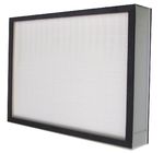 Clean Room Pleated Hepa Air Filter Glass Fiber With Hot Melt Beads Separator