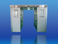 Automatic Sliding Door Cleanroom Air Shower For Person / Cargo Dust Removal