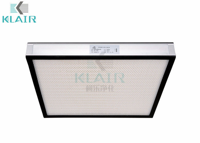 Clean Room Ulpa / Hepa Air Filter Rigid Cell Sides Panel For Terminal Filtration
