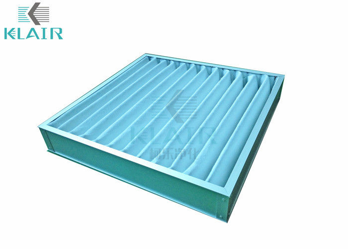 Washable HVAC System Filter With High Efficiency Galvanized Supporting Grid