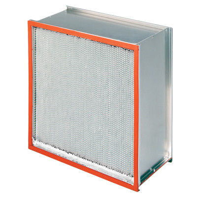 260℃ Heat Resistant Filter , Galvanized Iron Frame Air Filtration System
