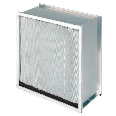Hepa High Temperature Air Filter 99.99 Efficiency With Stainless Steel Frame