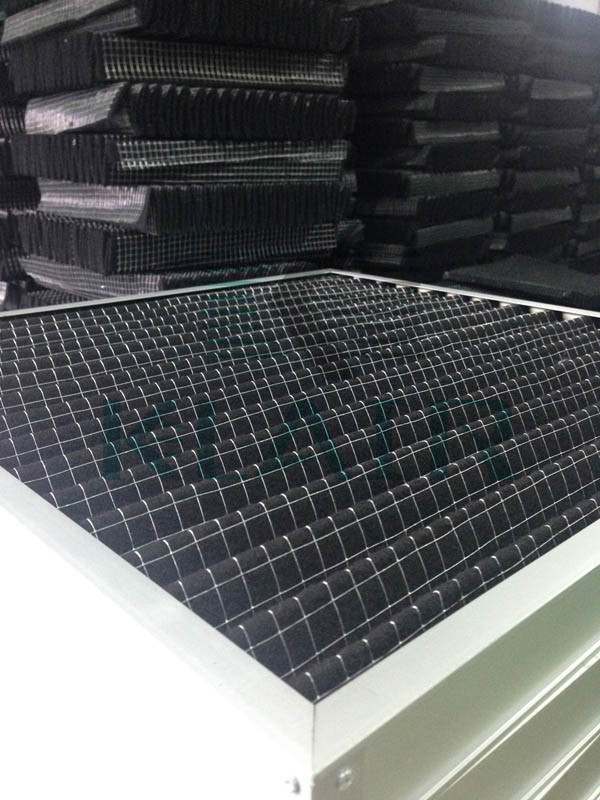 Aluminum Frame Activated Carbon Air Filter 2 / 4 Inch For Odor Smell