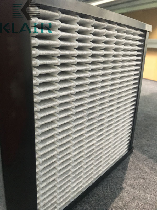 KLAIR Mini Pleated Activated Carbon Air Filter For Ventilation System