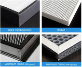 Pleated Charcoal Cloth V Cell Filter , V W Type HEPA V Bank Air Filter