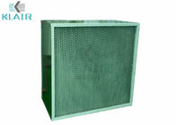 Stainless Steel High Efficiency Particulate Air Filter Heat Resistance 350℃