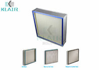 Mini Pleat Silica Gel Air Filter , Reverse Gel Seal Hepa Filters For Clean Room