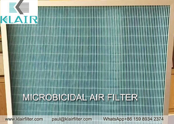 PET PTFE Media Germicidal HEPA Air Filter For Air Conditioner