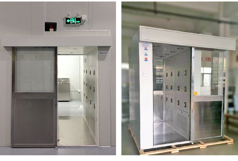Harmaceutical ISO Standard Cargo Cleanroom Air Shower With Customized Unique Style