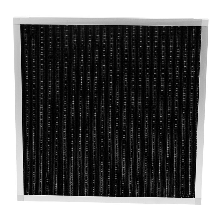 Pleated Chemical Air Purifier Filter Activated Carbon For Odor Removal