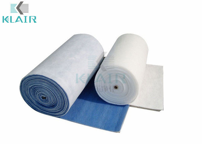 White Blue Synthetic Spray Booth Air Filters Material Roll For Pre Filter