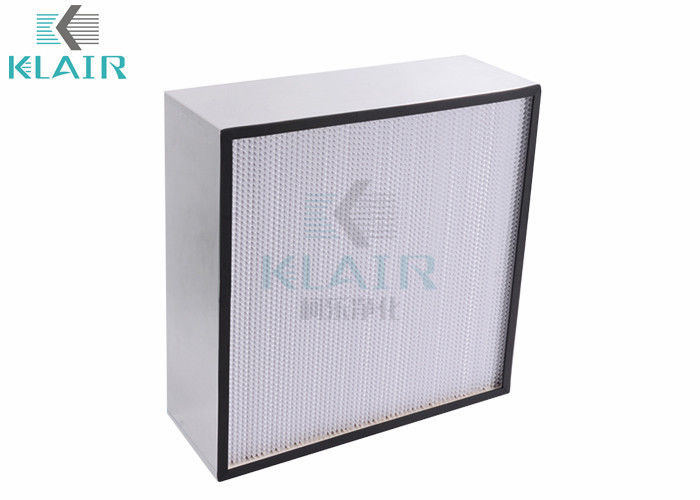 H13 / H14 Hepa Air Filter 125% Rated Air Flow With Aluminum Frame
