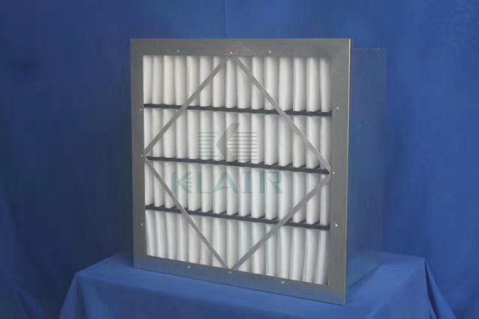 Rigid Cell Filter Synthetic , Air Filter For HVAC System Medium Efficiency