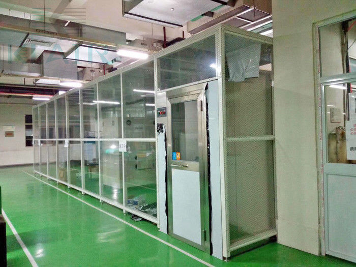 Portable Modular Cleanroom Air Shower Clean Booth With Hepa Ffu Softwall