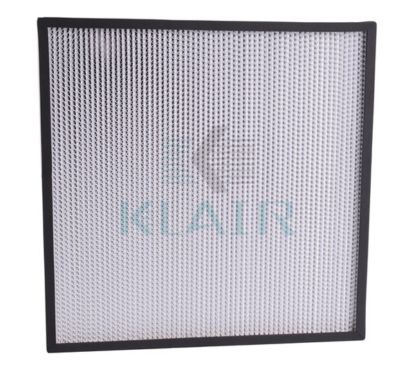KLAIR Deep Pleated Hepa Air Filter Glass Fiber With 600 Pa Final Resistance